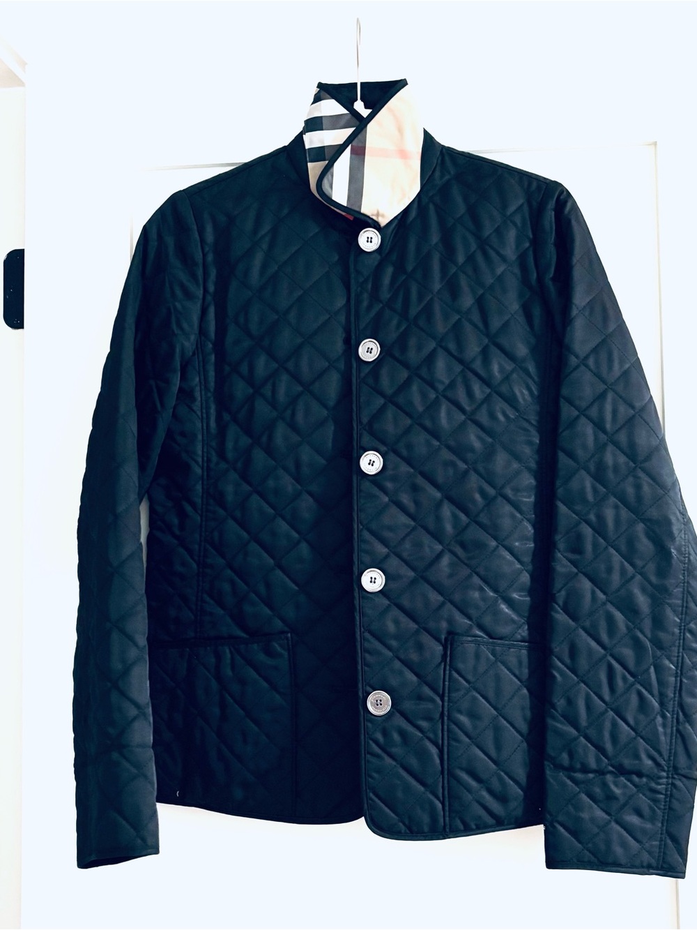 Burberry - Black Quilted Lightweight Jacket